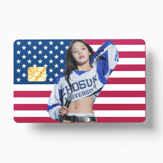 Minji American Flag