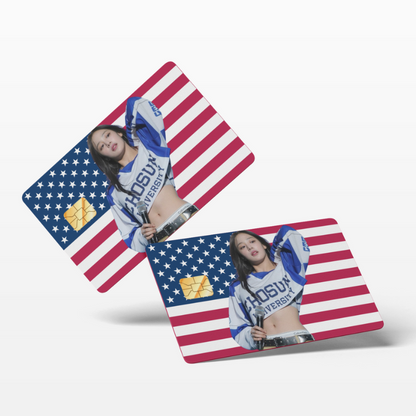 Minji American Flag