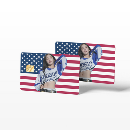 Minji American Flag